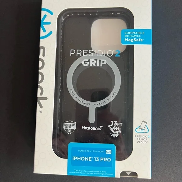 Speck Presidio2 grip iPhone 13 Pro case NIB black - Picture 4 of 8